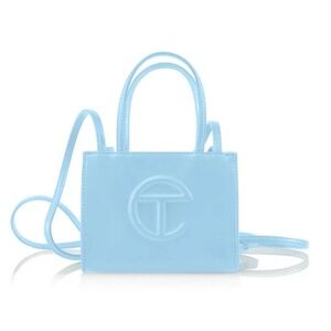 Telfar Pool Blue Small Shopper Bag